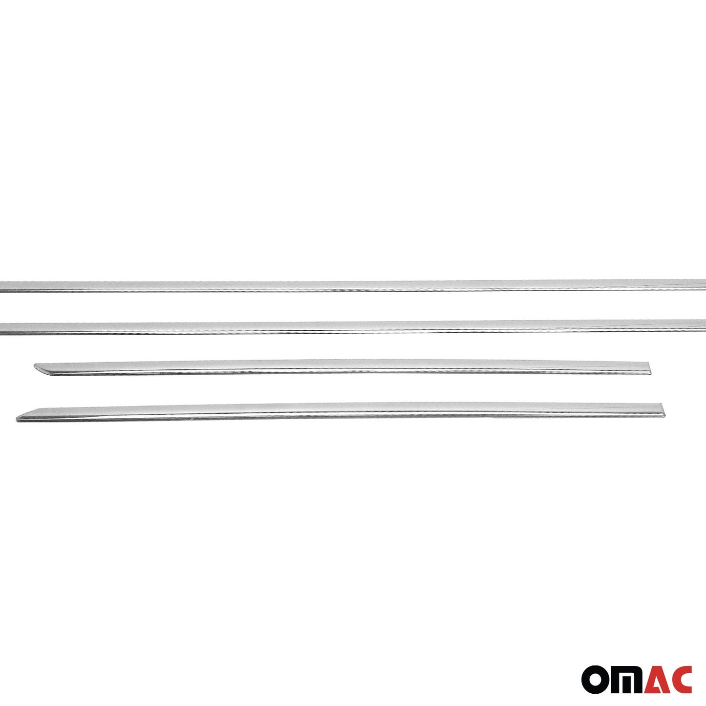 OMAC Side Door Molding Trim for Subaru Forester 2014-2018 Steel Silver 4x 6803131