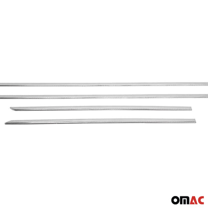 OMAC Side Door Molding Trim for Subaru Forester 2014-2018 Steel Silver 4x 6803131