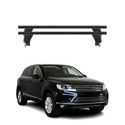 2011-2014 VW Touareg Roof Rack Cross Bars Black