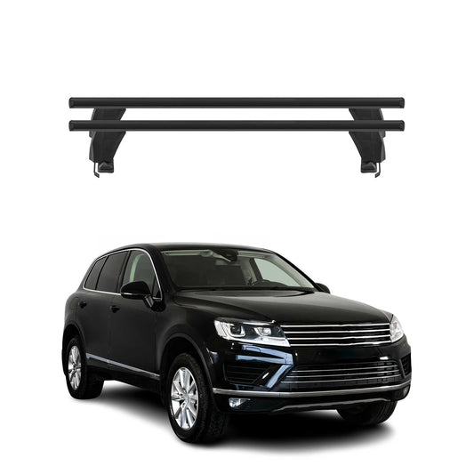 2011-2014 VW Touareg Roof Rack Cross Bars Black