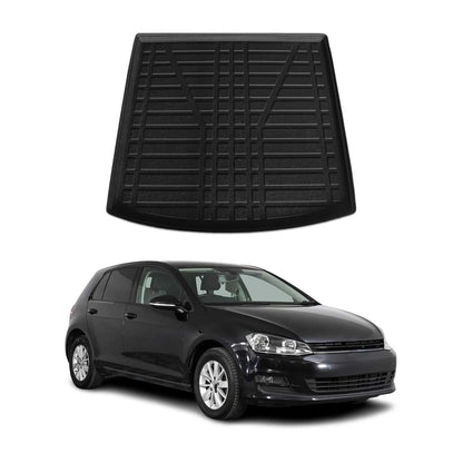 2015-2019 VW Golf SportWagen Mk7 Cargo Liner Trunk Mat All Weather Black