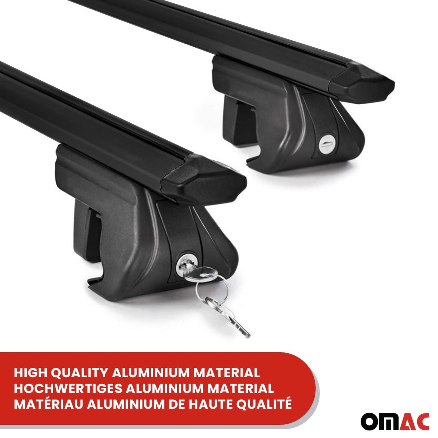 2008-2012 Jeep Liberty Roof Rack Cross Bars Luggage Carrier 2 Pcs