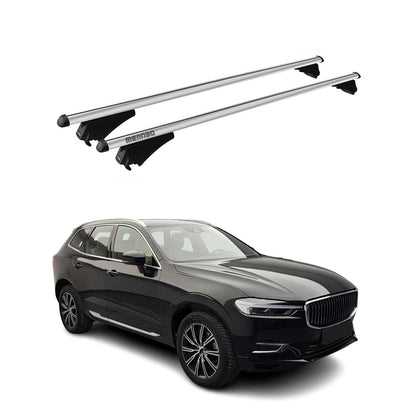 2018-2026 Volvo XC60 Roof Rack Cross Bars Silver