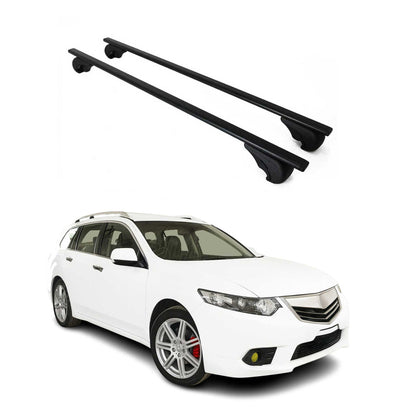 2011-2014 Acura TSX Sport Wagon Roof Rack Cross Bars Black