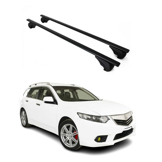 2011-2014 Acura TSX Sport Wagon Roof Rack Cross Bars Black