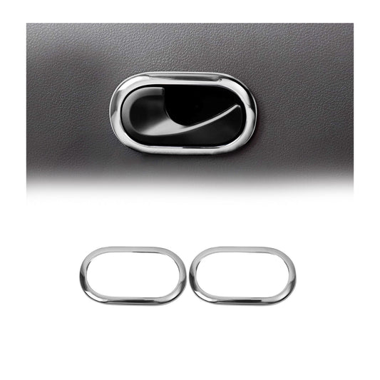 2016-2017 Smart ForTwo Car Door Handle Cover Protector Stainless Steel Chrome 2 Pcs