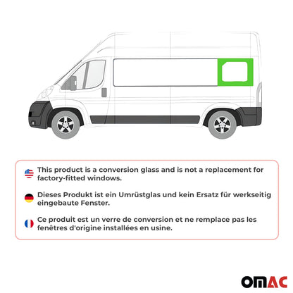 2014-2025 RAM ProMaster Window Glass Fit Kit Rear Left Side L3 Long