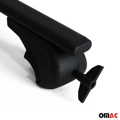 OMAC Roof Racks Cross Bars Luggage Carrier Durable for Honda Pilot 2023-2024 Black 2x G003050