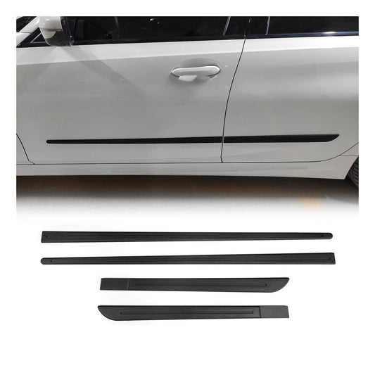 Side Door Protector Black Trim Cover Auto Strips Accessory Car SUV Trucks