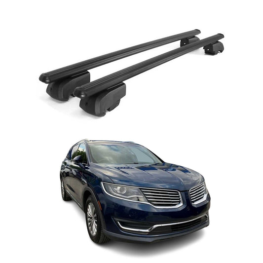 2016-2018 Lincoln MKX Roof Rack Cross Bars Black