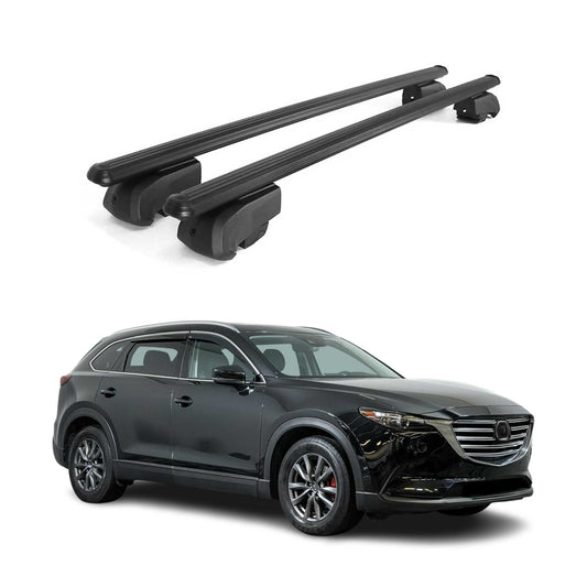 2016-2023 Mazda CX-9 Roof Rack Cross Bars Black