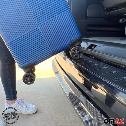 OMAC Carbon Wrap Rear Bumper Guard Fits BMW X4 F26 2015-2018 Trunk Sill Protector 1224095CF