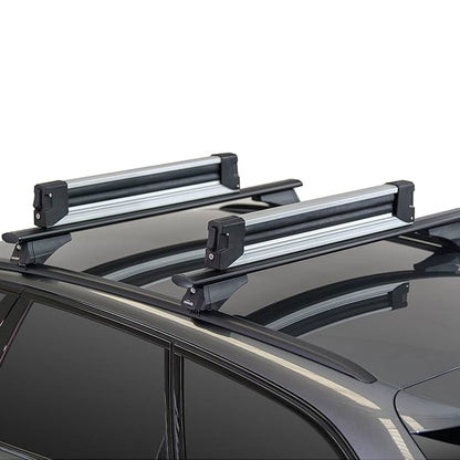 32.2" Ski Rack Snowboard Carriers Top Holder Roof Rack Lockable