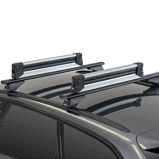 32.2" Ski Rack Snowboard Carriers Top Holder Roof Rack Lockable