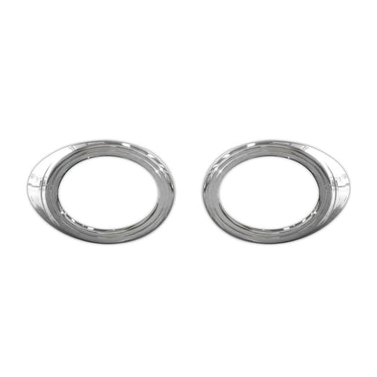 OMAC Fog Light Lamp Bezel Cover for Ford Transit Connect 2010-2013 Silver 2 Pcs 2622103