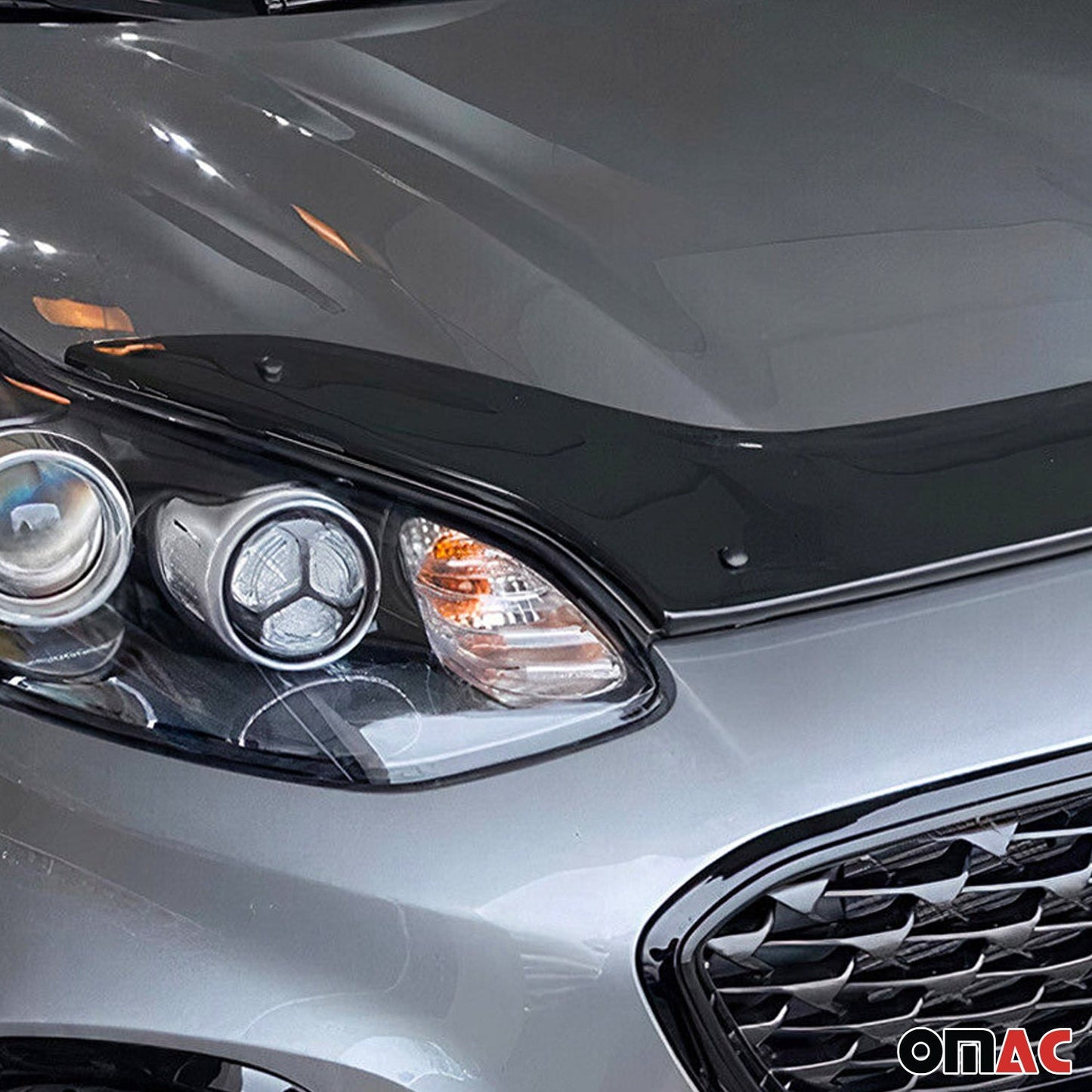 2017-2022 Kia Sportage Front Bug Shield Hood Deflector 1 Pc Smoke