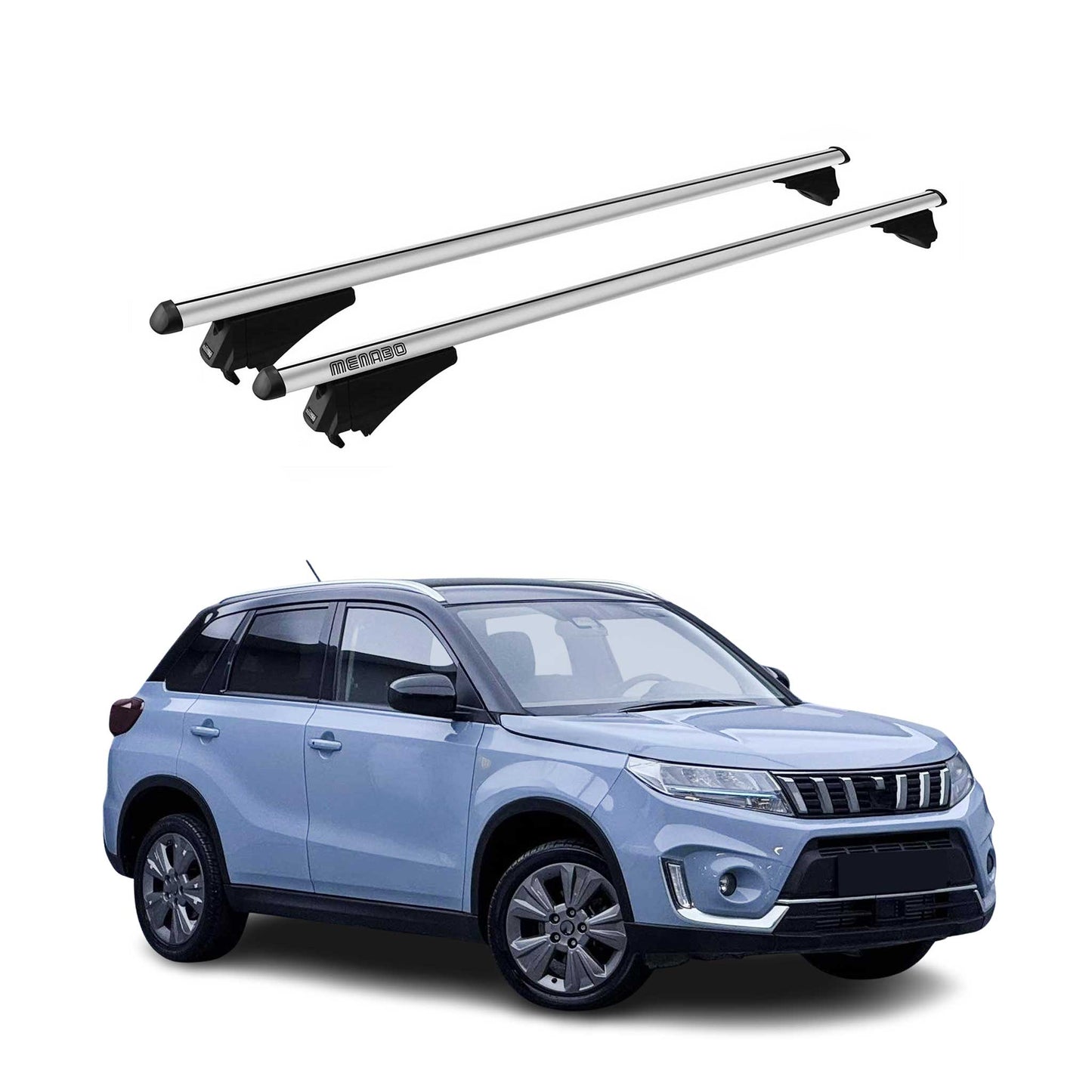 2015-2024 Suzuki Vitara Roof Rack Cross Bars Silver