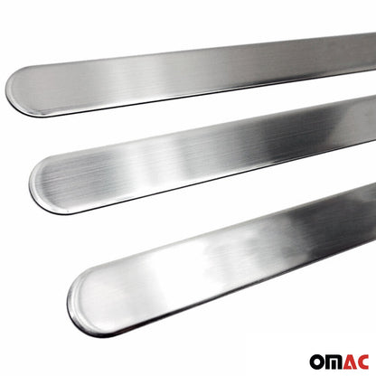 OMAC Door Sill Scuff Plate Scratch Protector for Renault Symbol 2009-2013 Steel 4x 6110091