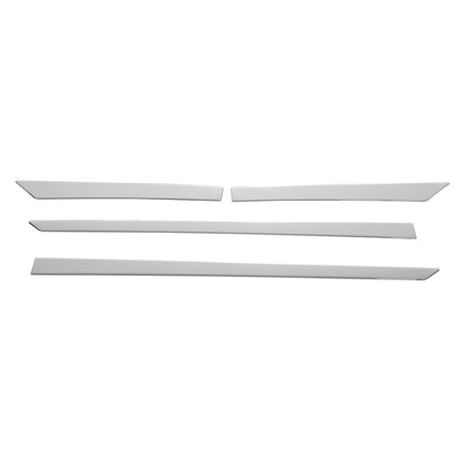 OMAC Chrome Side Door Trim For Nissan Qashqai 2014-2021 Streamer S.Steel 4 Pcs 5023131