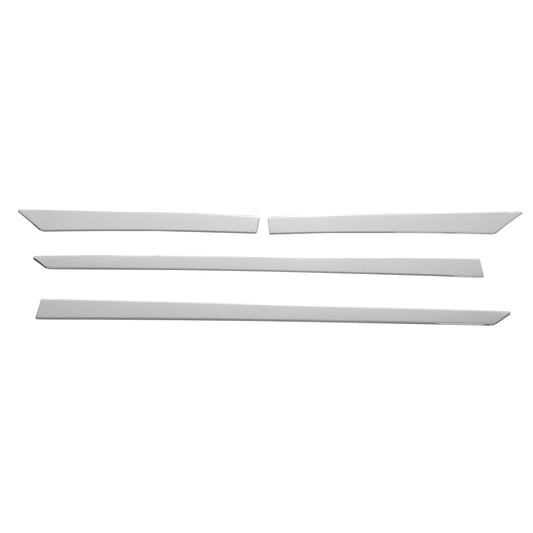 OMAC Chrome Side Door Trim For Nissan Qashqai 2014-2021 Streamer S.Steel 4 Pcs 5023131