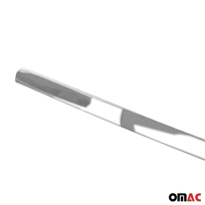 OMAC Front Hood Bonnet Strip Styling Trim for RAM ProMaster 2014-2024 Silver Steel 2523082