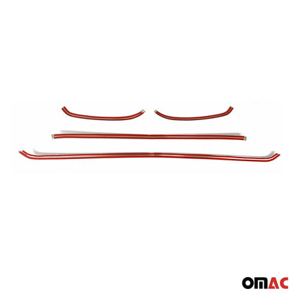 2019-2025 Mercedes Sprinter W907 910 Front Bumper Grill Trim Stainless Steel Dark 4x