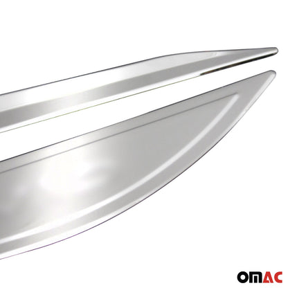 OMAC Side Door Molding Trim for Honda Civic 2016-2021 Sedan Steel Silver 4x 3413131