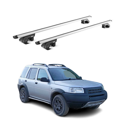 1996-2006 Land Rover Freelander Roof Rack Cross Bars Silver