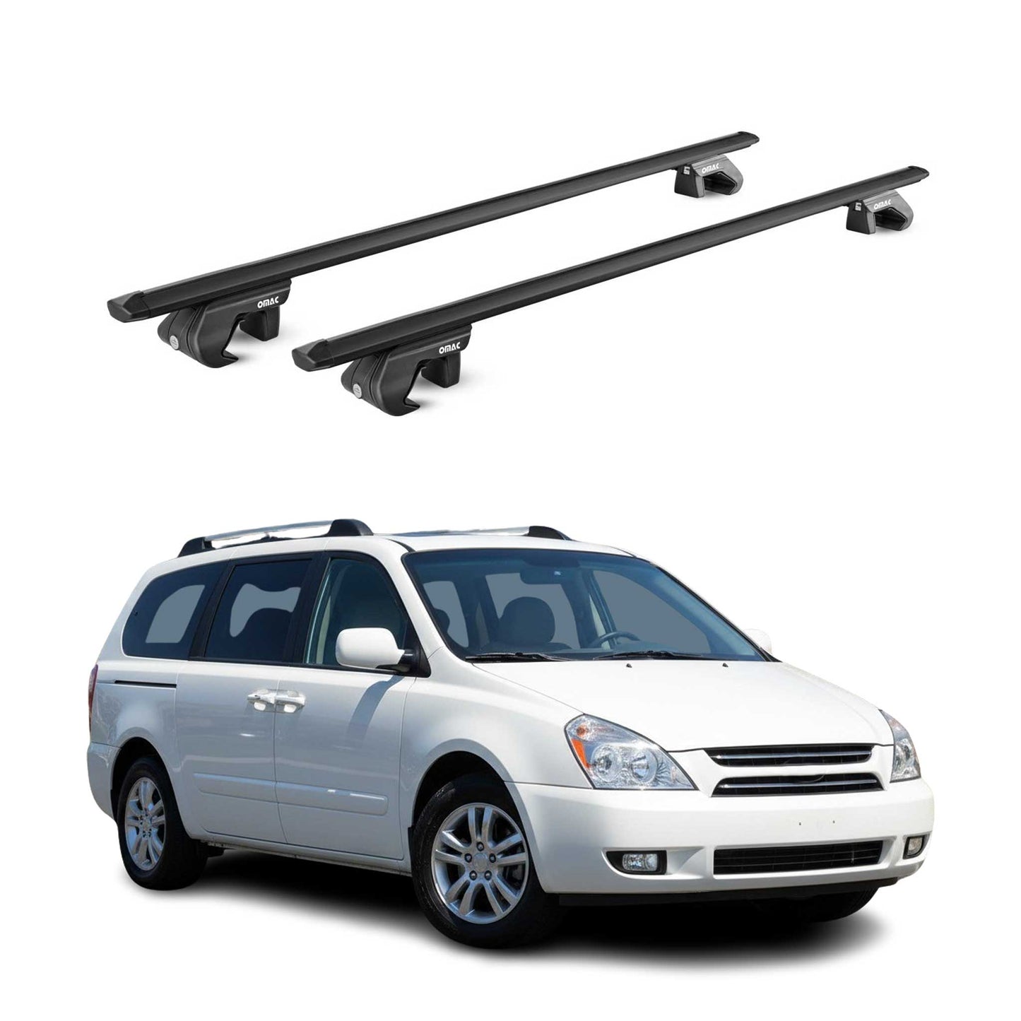 2002-2014 Kia Sedona Roof Rack Cross Bars Luggage Carrier 2 Pcs