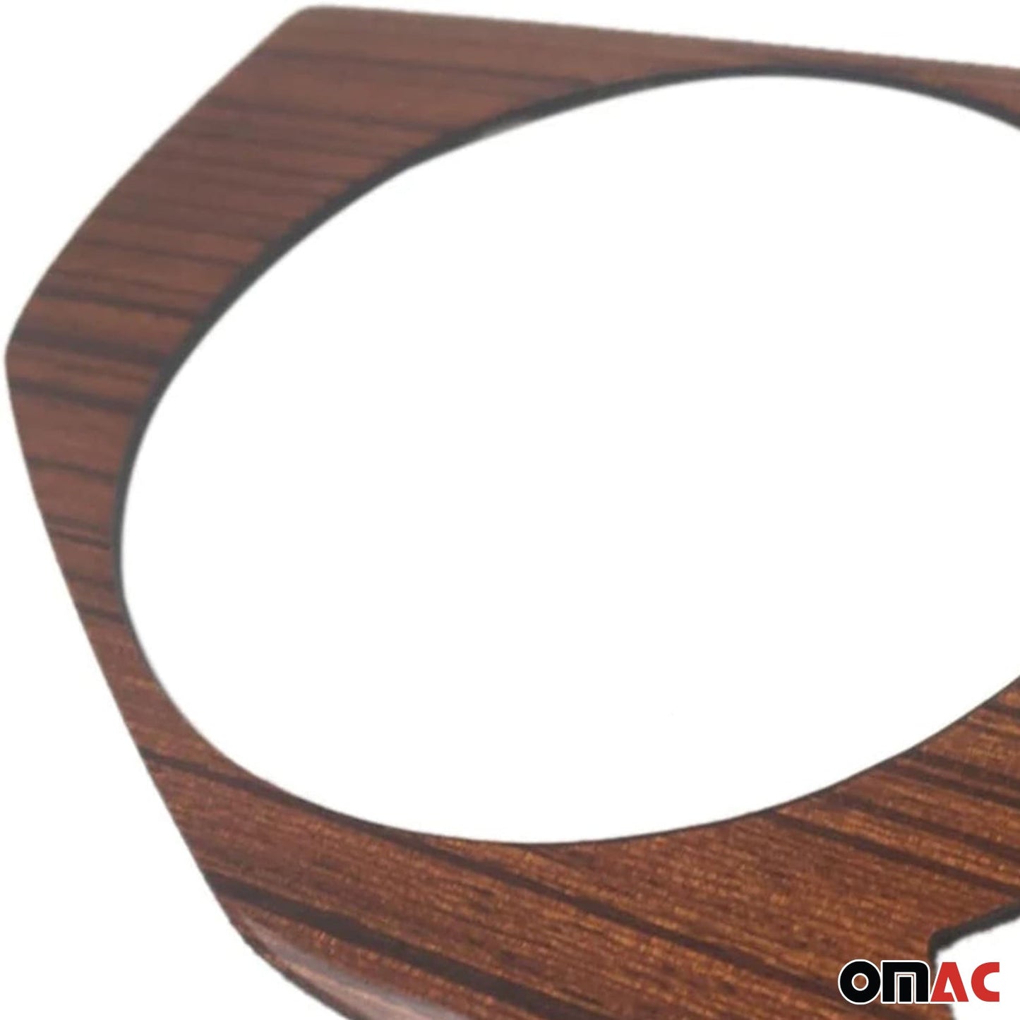 OMAC Genuine Wooden Zebrano Instrument Gauge Panel Frame for Mercedes W124 4727215-Z2
