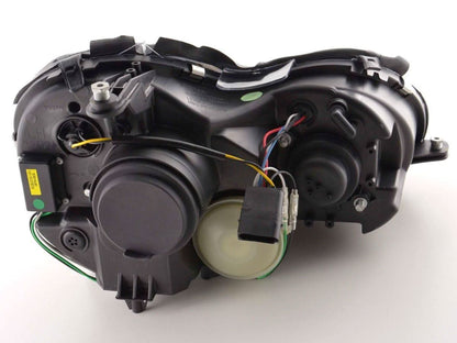 Mercedes Benz CLK (209) Black LED Headlights with Daytime Running Lights (2004-2009)