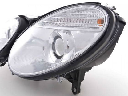 Mercedes Benz E-Class (211) Chrome Headlight Set (2002-2006)