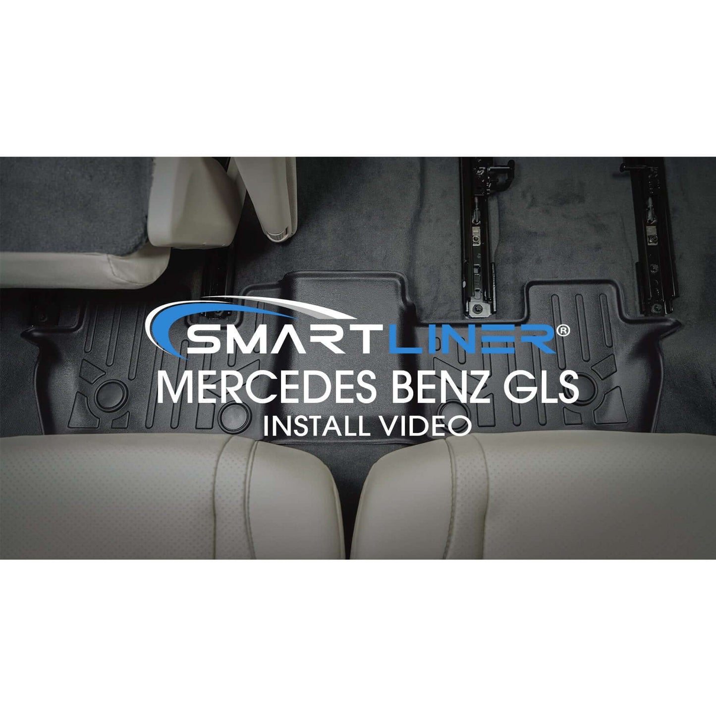 SMARTLINER Floor Liners for 2020-2024 Mercedes-Benz GLS-Class 7 Passenger (2nd Row Bucket)