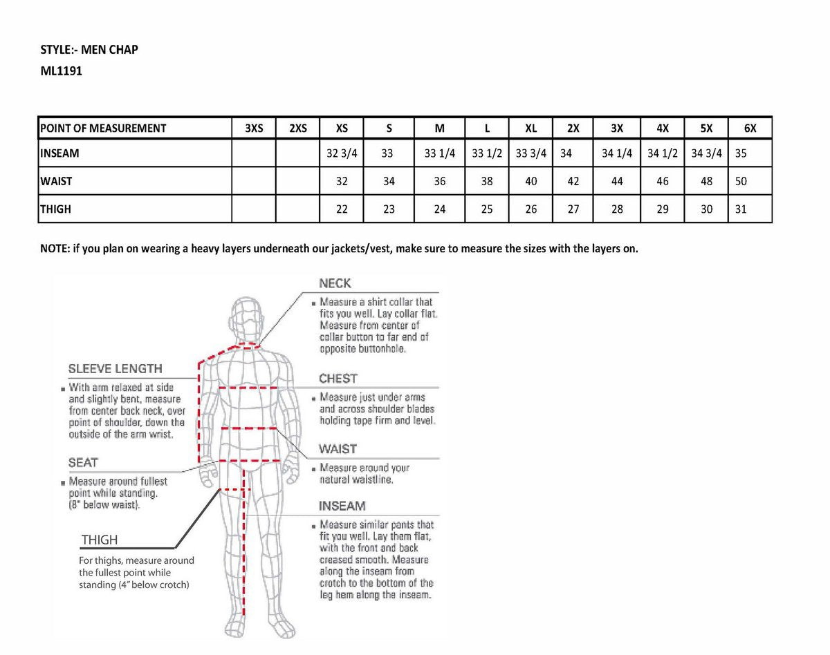 Milwaukee Leather Men's Retro Brown Premium Leather Motorcycle Rider Chaps w/ Snap Out Thermal Liner/ 4-Pockets-ML1191RT