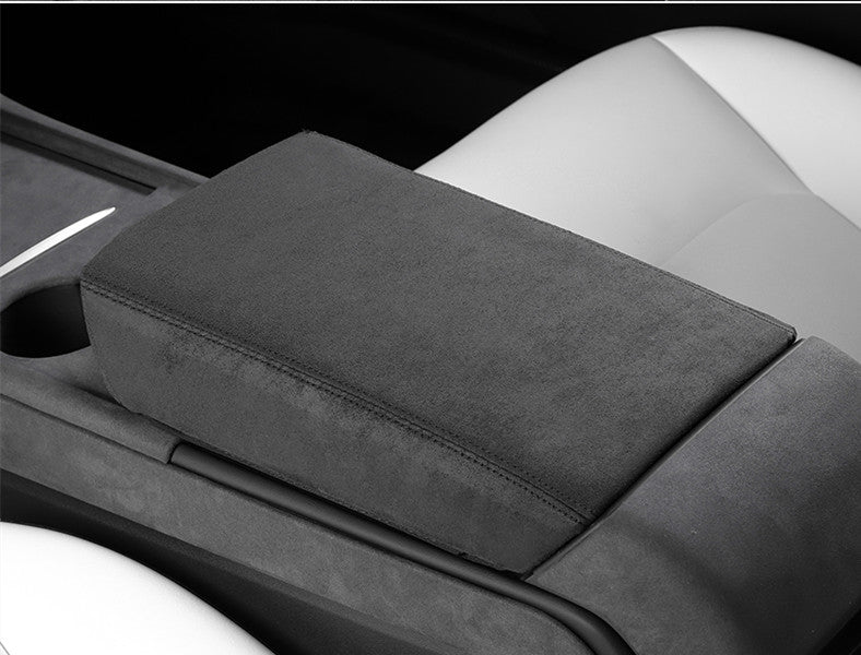 Alcantara Armrest Cover for Model 3 Highland & Model Y Juniper | TESERY