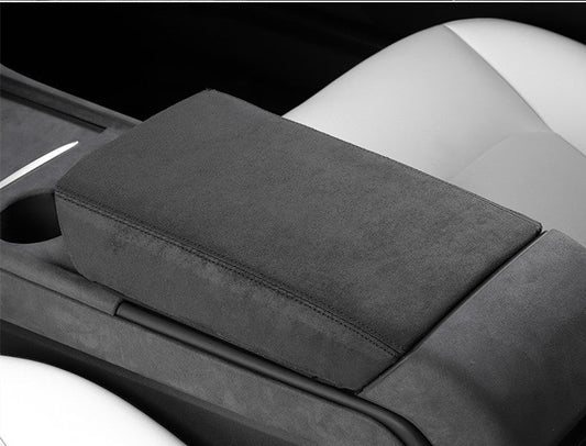 Alcantara Armrest Cover for Model 3 Highland & Model Y Juniper | TESERY