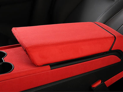 Alcantara Armrest Cover for Model 3 Highland & Model Y Juniper | TESERY