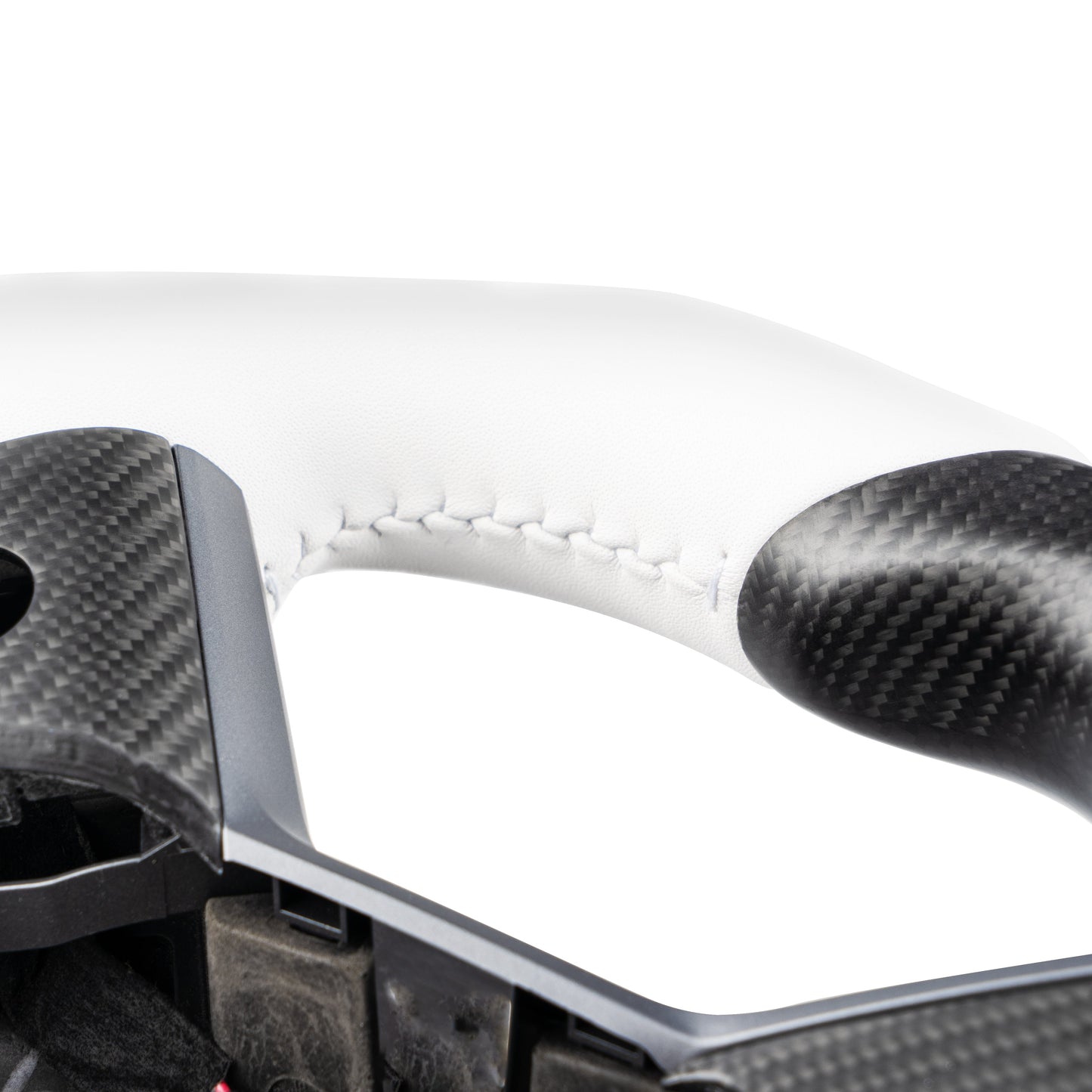 Model 3 / Y Sport Round Carbon Fiber Steering wheel 【Style 41】