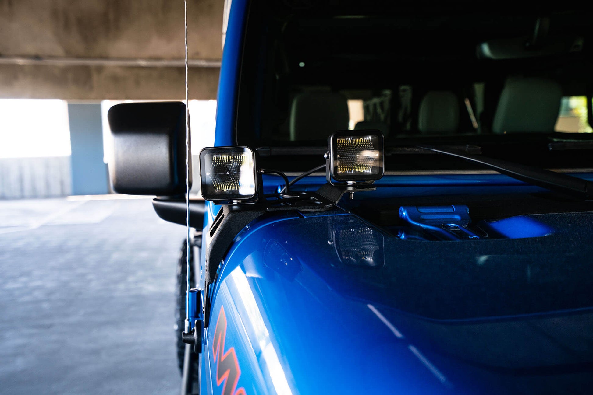 Jeep Rubicon 392 & Mojave Edition Gladiator Pod Light Mounts