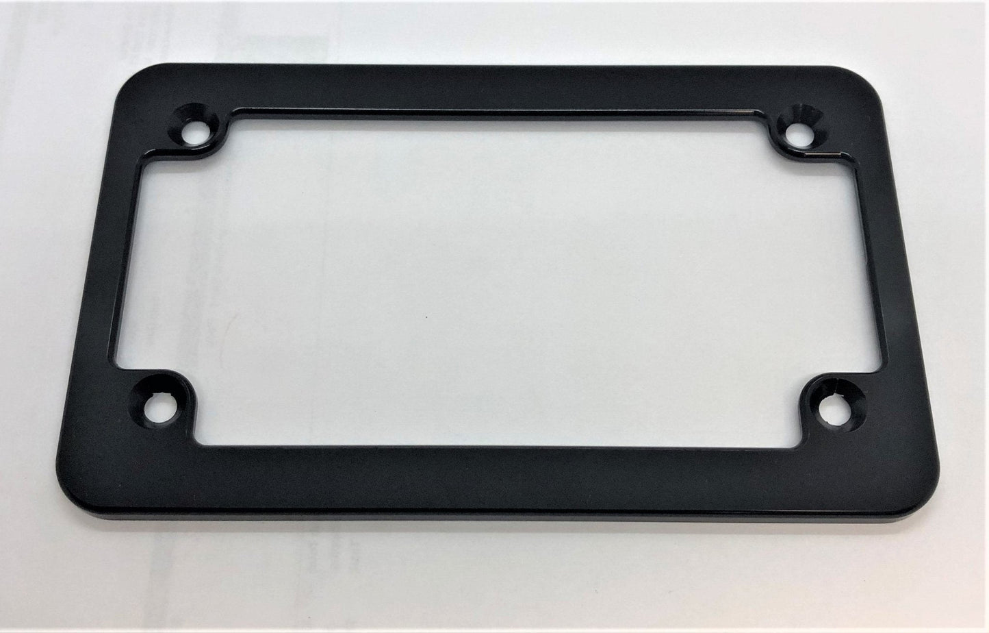 Motorcycle Black Billet Aluminum Slim License Plate Frame