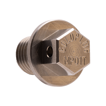 GoldPlug | M12x1.5 | MP01T | USA | Magnetic Drain Plug | Stainless | Fits All Honda Motorcycles | SW03 Washer Included |