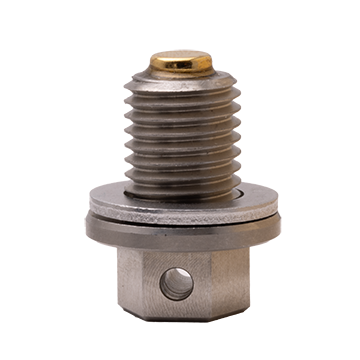 GoldPlug | M12x1.5 | MP01T | USA | Magnetic Drain Plug | Stainless | Fits All Honda Motorcycles | SW03 Washer Included |