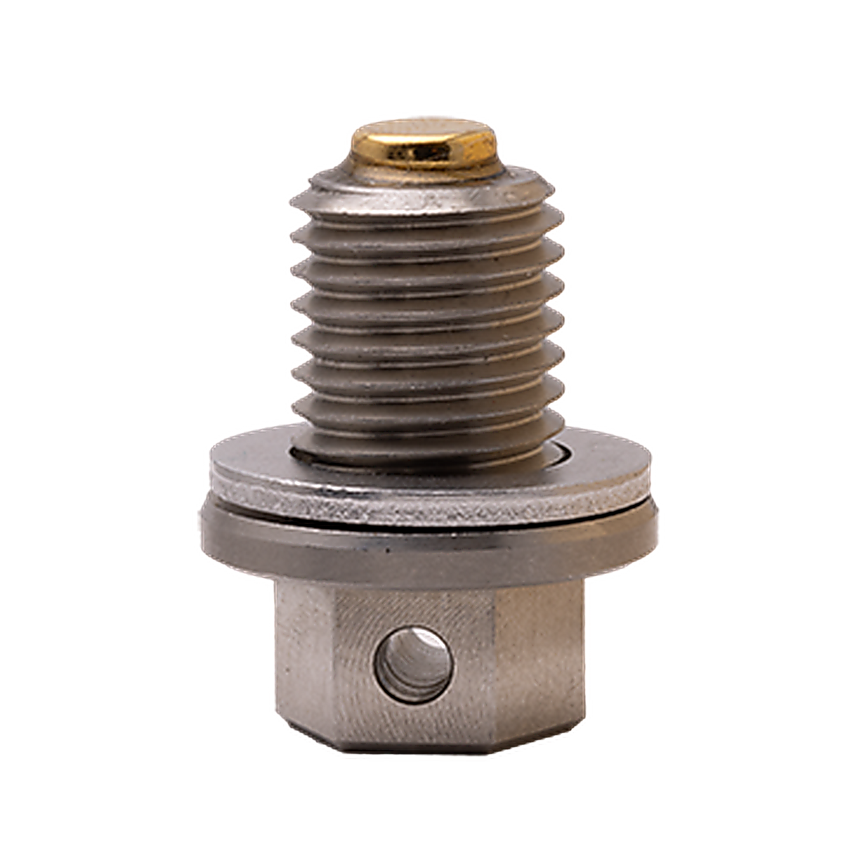 MP01T | GoldPlug | M12x1.5 | USA | Magnetic Drain Plug | Stainless | Fits All Honda Motorcycles | SW03 Washer Included |