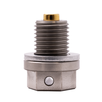 GoldPlug | M14x1.5 | MP02 | USA | Magnetic Drain Plug | Stainless | Fits all Honda, Acura, Kia, Ford PowerStroke 2011-2025, RAM 1500, Duramax 2001-2016 M14x1.5 | SW02 Washer Included |