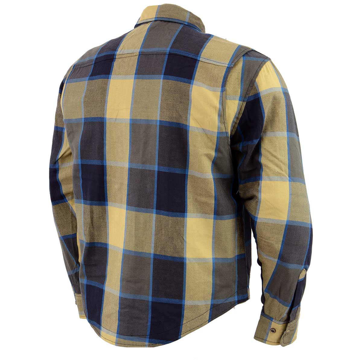 Milwaukee Leather Men's Roguefire Multi/Color CE Armored Flannel Shirt with Aramid Reinforced Zones - MPM1639