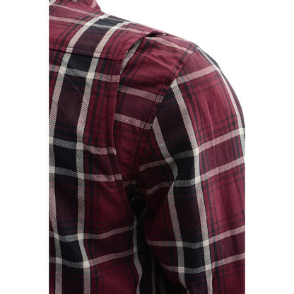 Milwaukee Leather Men's Ironfang Multi/Color CE Armored Flannel Shirt with Aramid Reinforced Zones - MPM1640