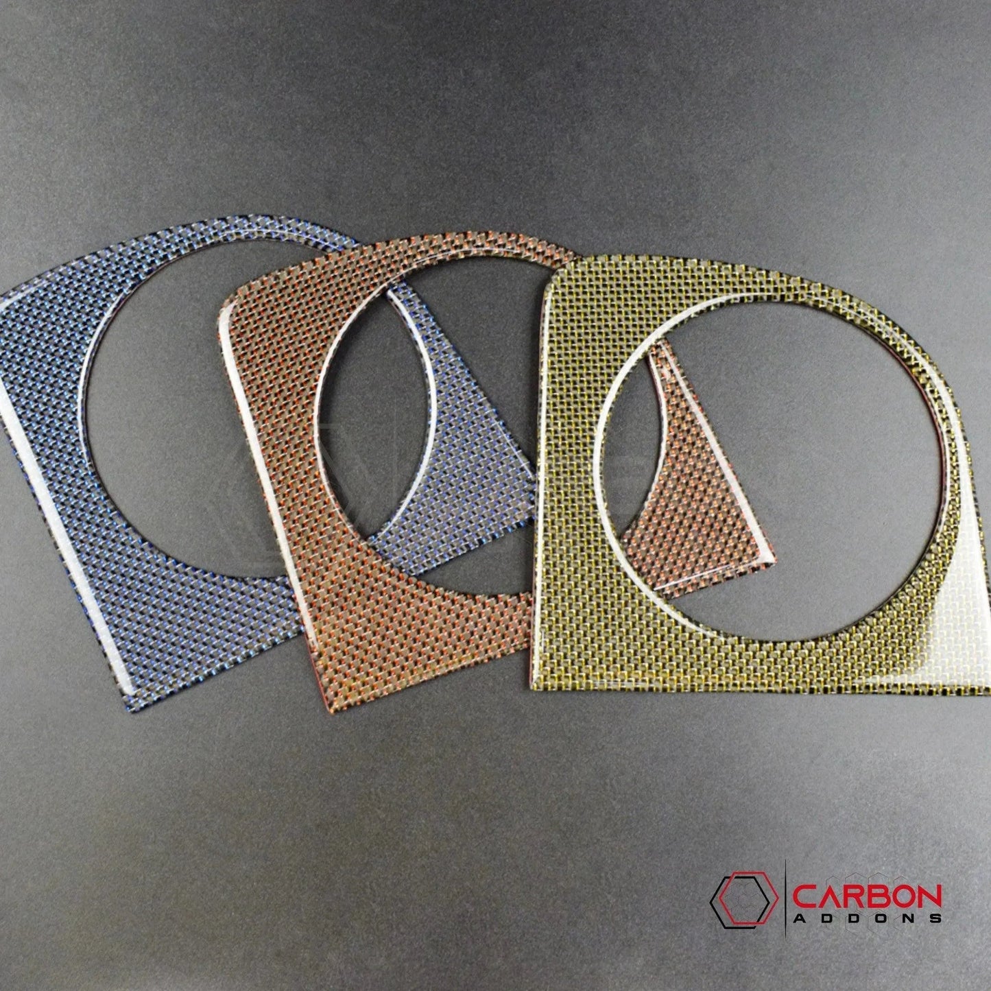 Reflective Carbon Fiber Full Dashboard Trim Overlay For Mustang 2010-2014
