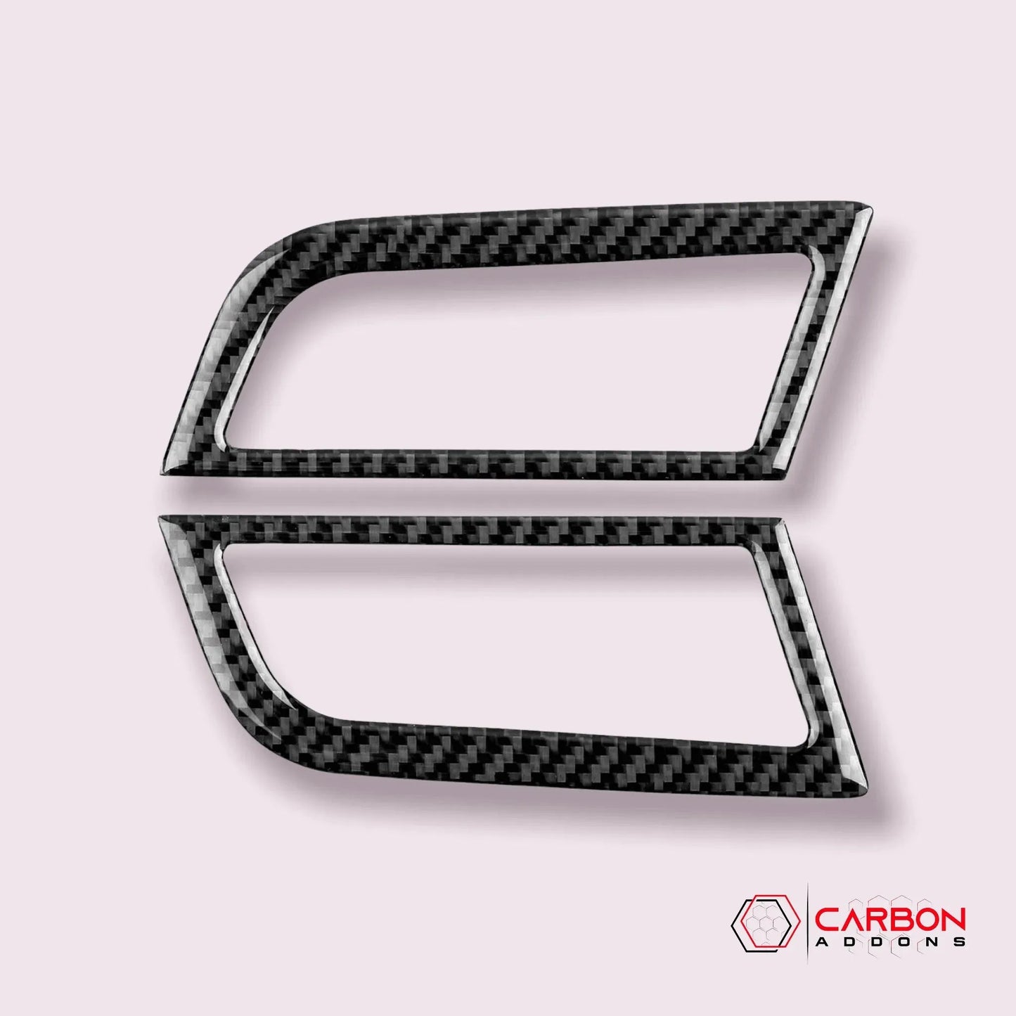 Carbon Fiber AC Outlet Trim Overlays for Mustang 2015-2023