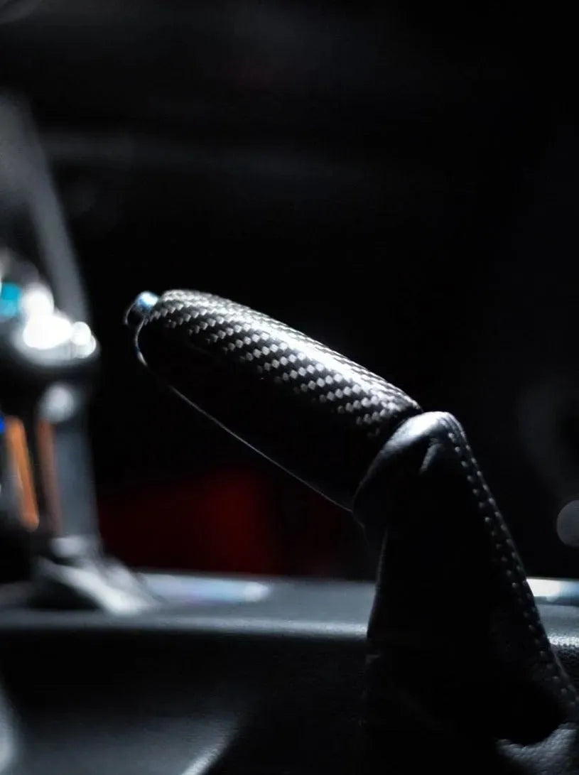 Carbon Fiber Hand Brake Handle for Mustang 2015-2023