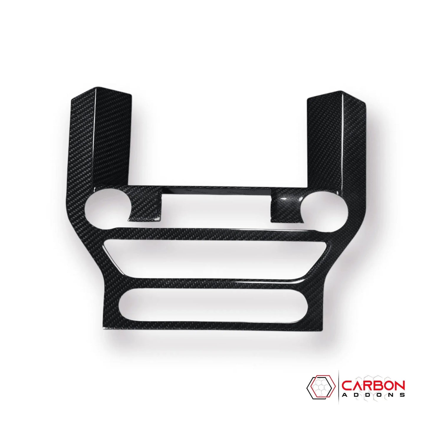 Carbon Fiber Infotainment Radio Trim Cover for Mustang 2015-2023